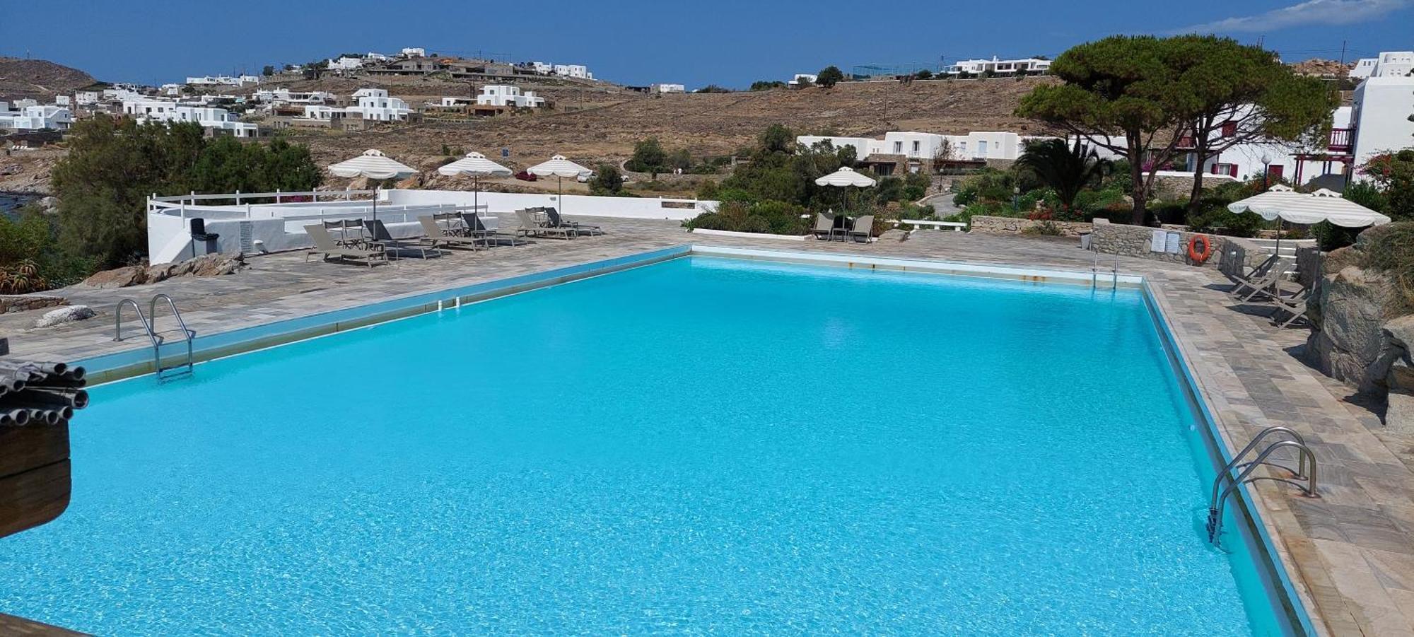 Mykonian House With Shared Pool Villa Ornos  Buitenkant foto